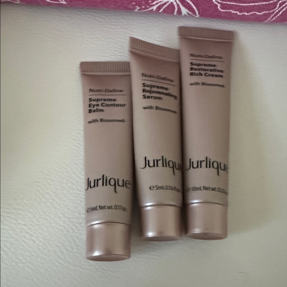Jurlique Moisture Replenishing Day Cream Rose Facial Brush Eye Balm Serum Bag - Picture 2 of 9